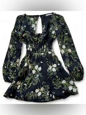 REFORMATION Wilder Mini Dress in Anastasia Floral Print